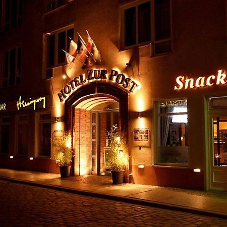 Altstadt Hotel Zur Post Stralsund Extérieur photo